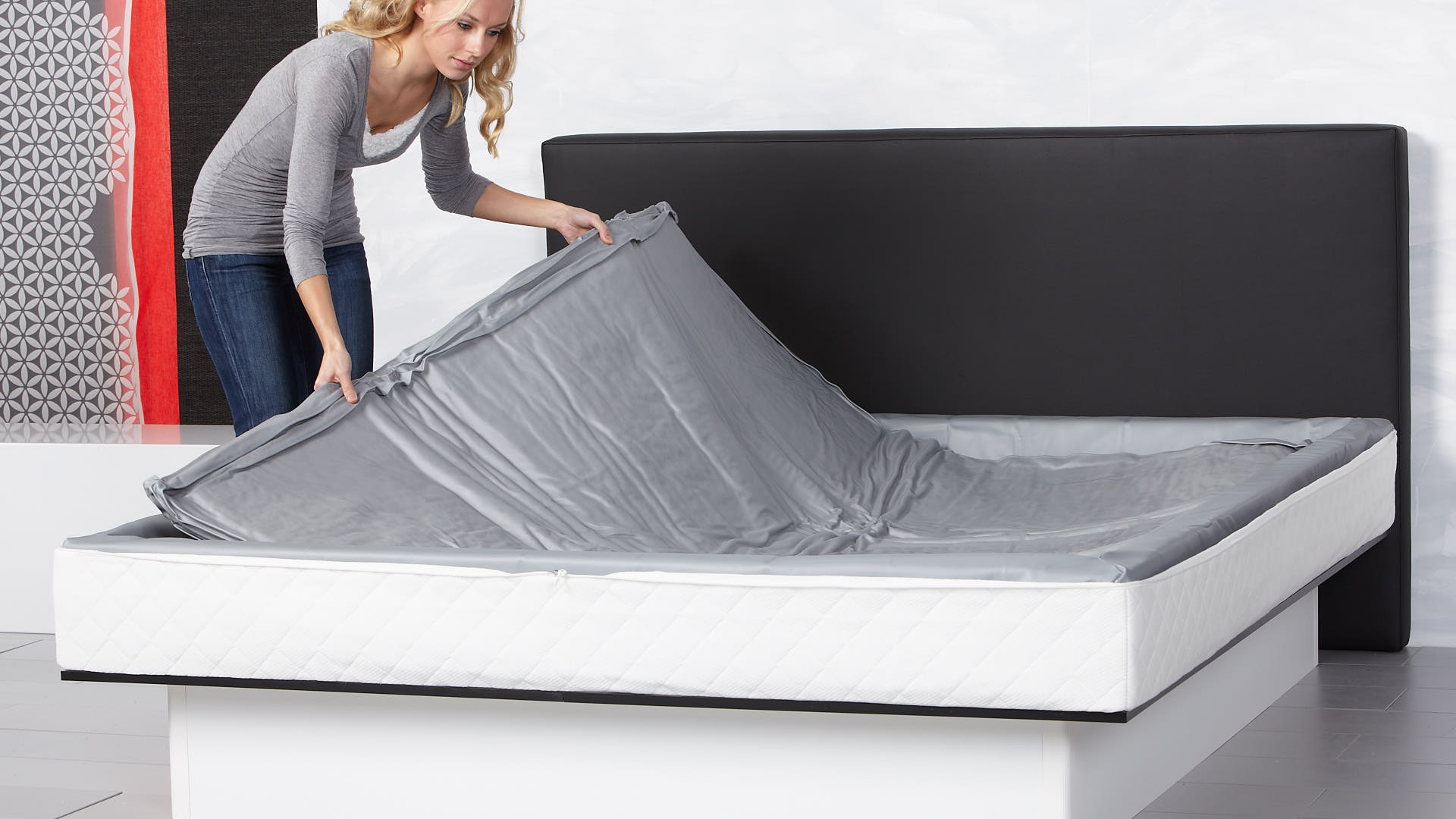 watermatras bedbodem