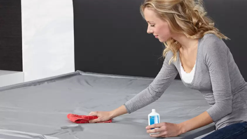 waterbed vinylreiniger gebruiken op watermatras